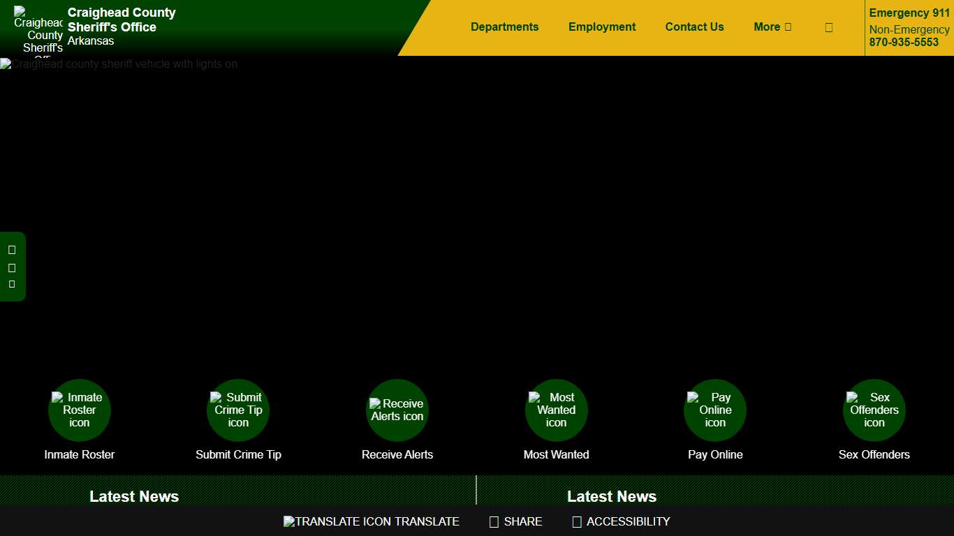 Craighead County Arkansas Sheriff's Office Jonesboro - Lake City